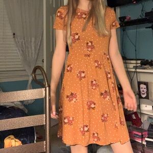 Yellow Flower Dress
